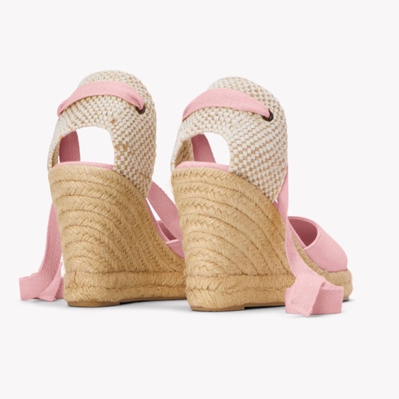 SOLUDOS Marseille Rosa Pink Espadrille Wedge Sandals - Picture 6 of 16